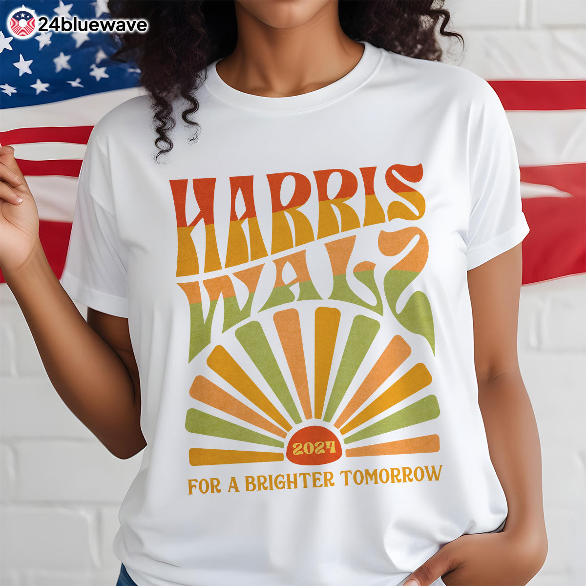 Harris Walz 2024 For Brighter Tomorrow Shirt