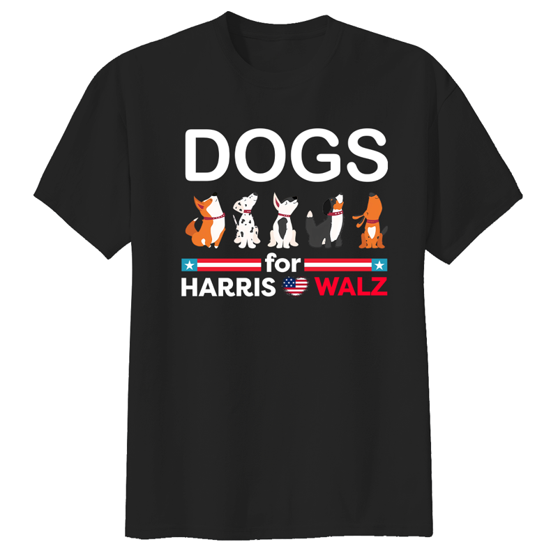 Funny Dog For Harris Walz Shirt, Vote Kamala, Harris Walz Supporter