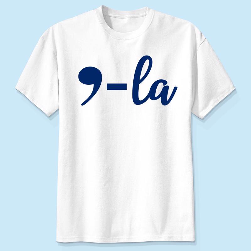 Comma-La Kamala Harris 2024 Blue Wave Shirt