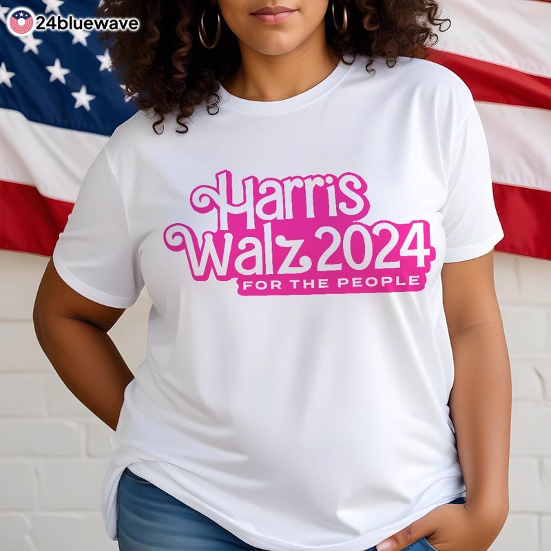 Harris Walz For The People 2024 Pink Tone Shirt