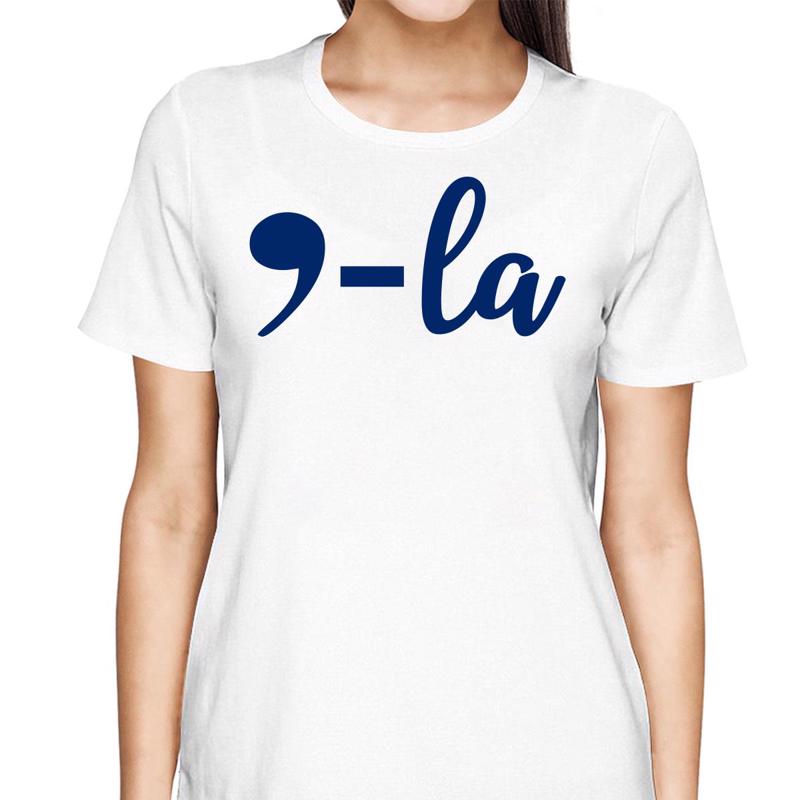 Comma-La Kamala Harris 2024 Blue Wave Shirt