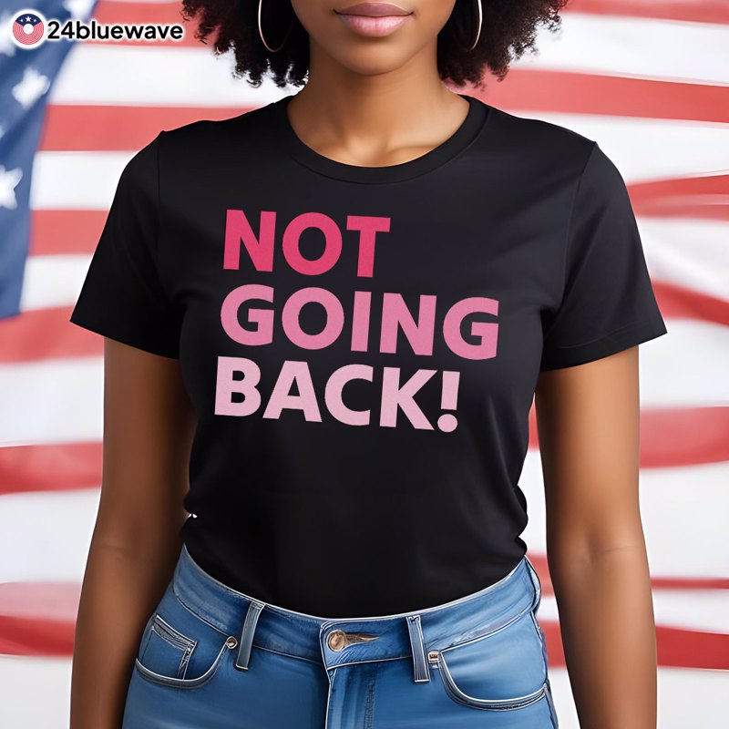 We're Not Going Back Pink Palette Kamala Harris 2024 Election Shirt