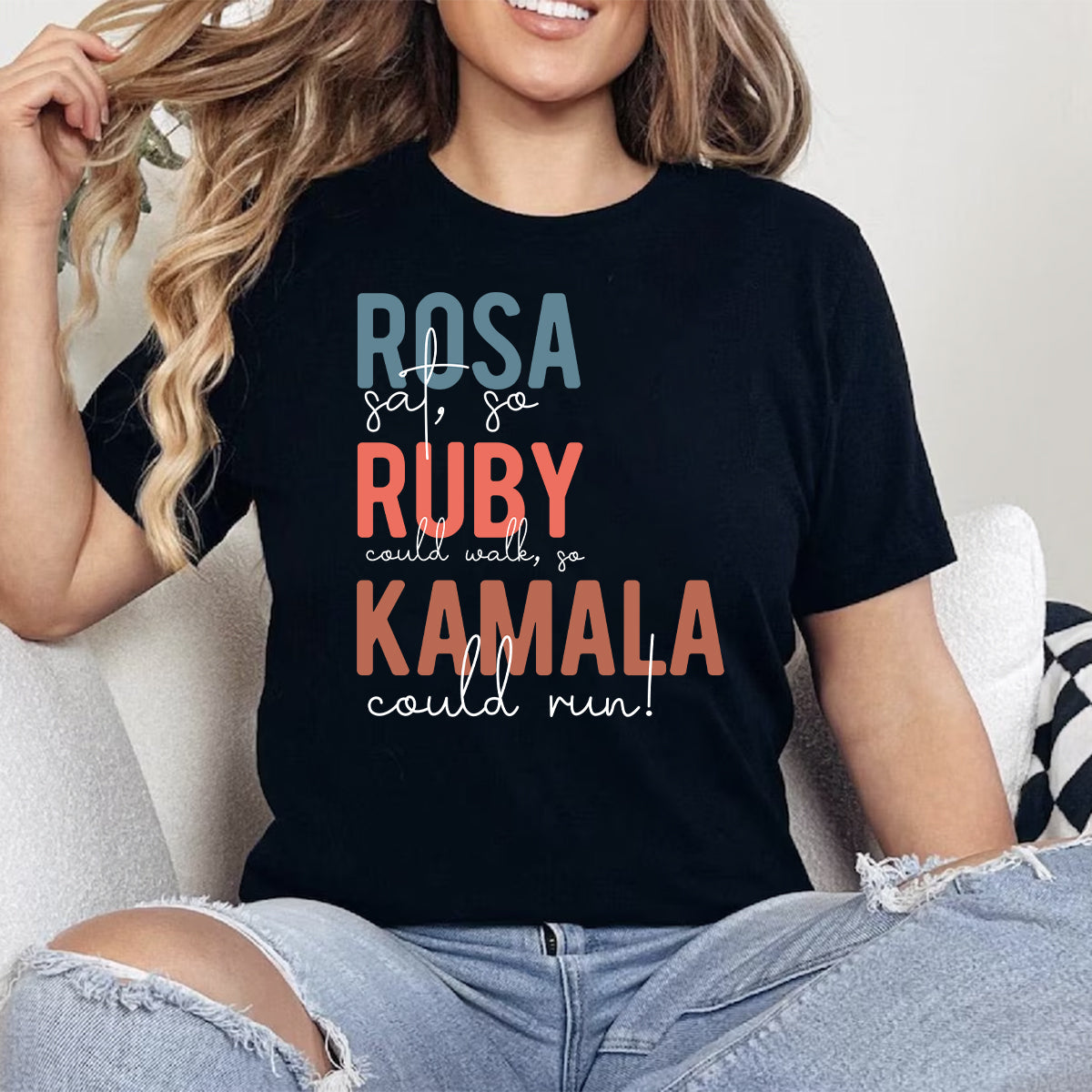 Rosa Ruby Kamala Shirt, Madam President Kamala Harris