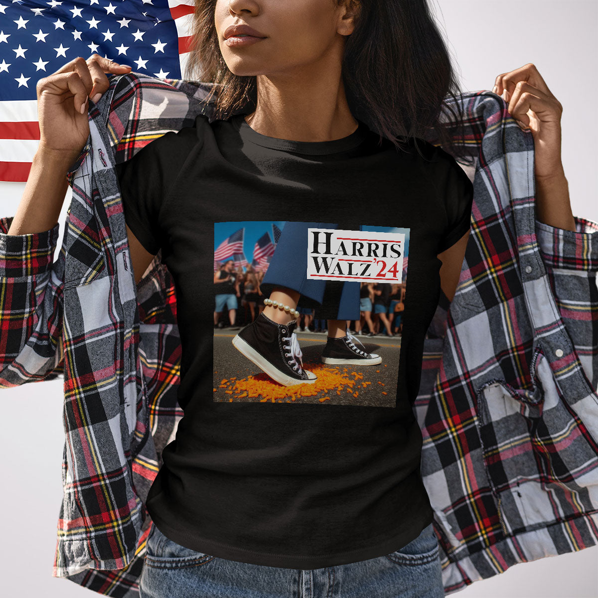 Harris Walz Landslide 2024 Shirt, Kamala Harris Madam President, Vote Blue