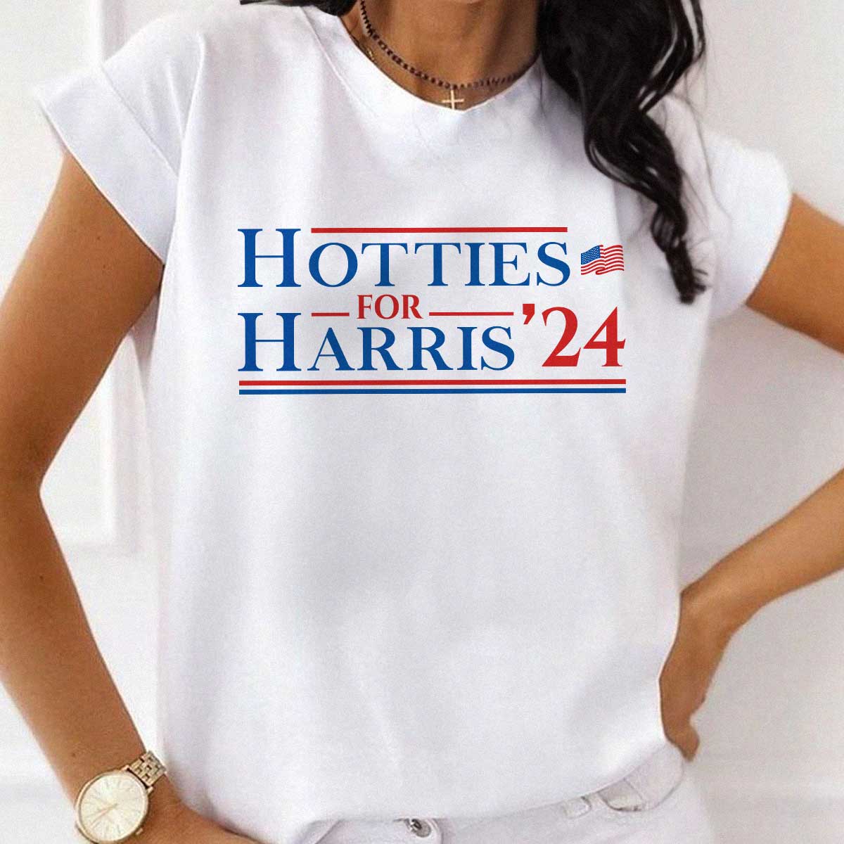 Hotties For Kalama Harris Shirt, Feminist Democrat Vote Blue, Madam President