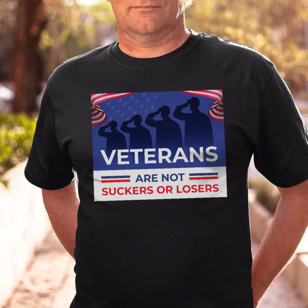 Veterans Are Not Suckers Or Losers Kamala Harris Shirt