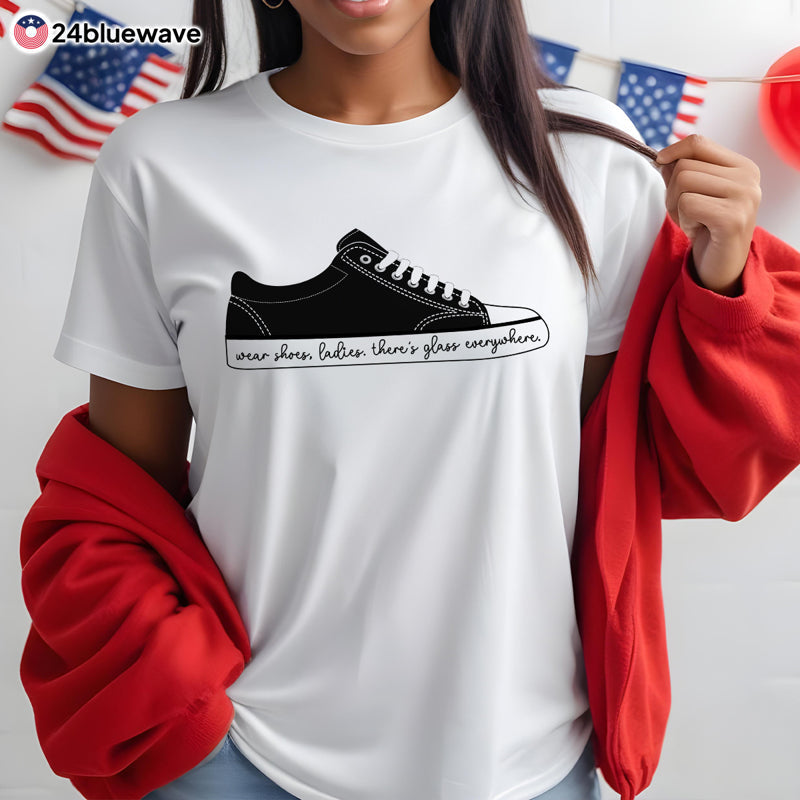 Wear Your Shoes, Kamala Harris Shirt, Glass Ceiling Shirt, Feminist Shirt, Girl Power, Madame President 2024