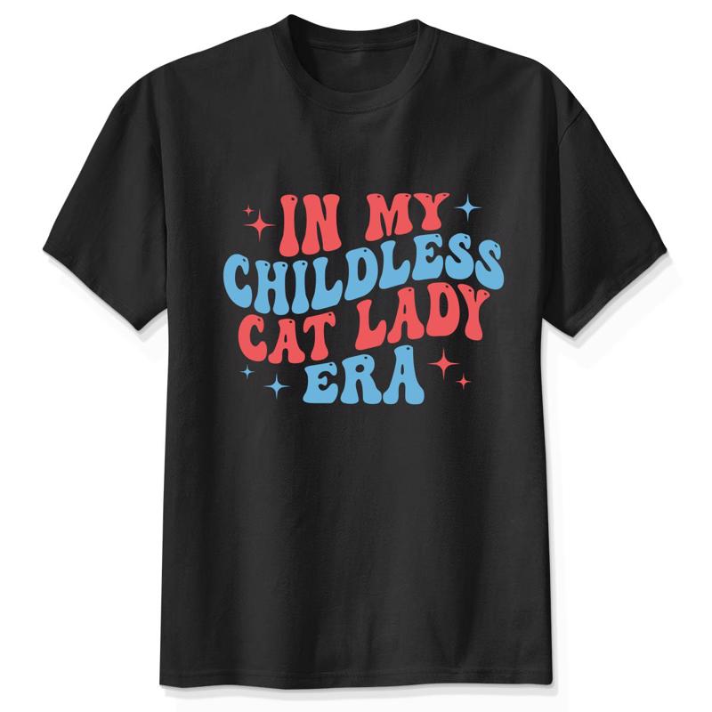 In My Childless Cat Lady Era Shirt, Kamala Harris For President